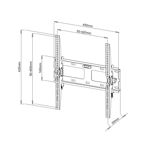 Uchwyt ścienny Tv Led/lcd 23-55 Cali 60kg Slim Uchylny